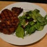 (this is Trader Joe's Spinach Salad with Cranberries and Blue Cheese. Yum. )