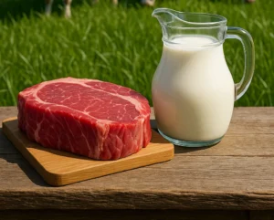 Grass Fed Beef and Raw Milk The Perfect Pair.