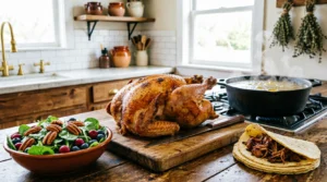 One Farm Raised Chicken, Three Weekday Lunches